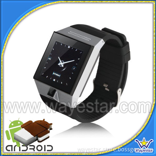 Latest Hand Watch Mobile Phone S5 MTK6577 Dual Core Smartwatch Android 4.0 Cheap Price